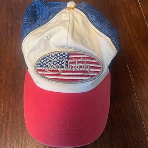 Von Dutch Patriotic Y2K Trucker USA Hat Cap